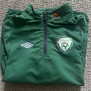 Boys Umbro quarter zip jacket